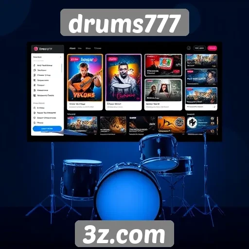 análise detalhada sobre a interface do drums777
